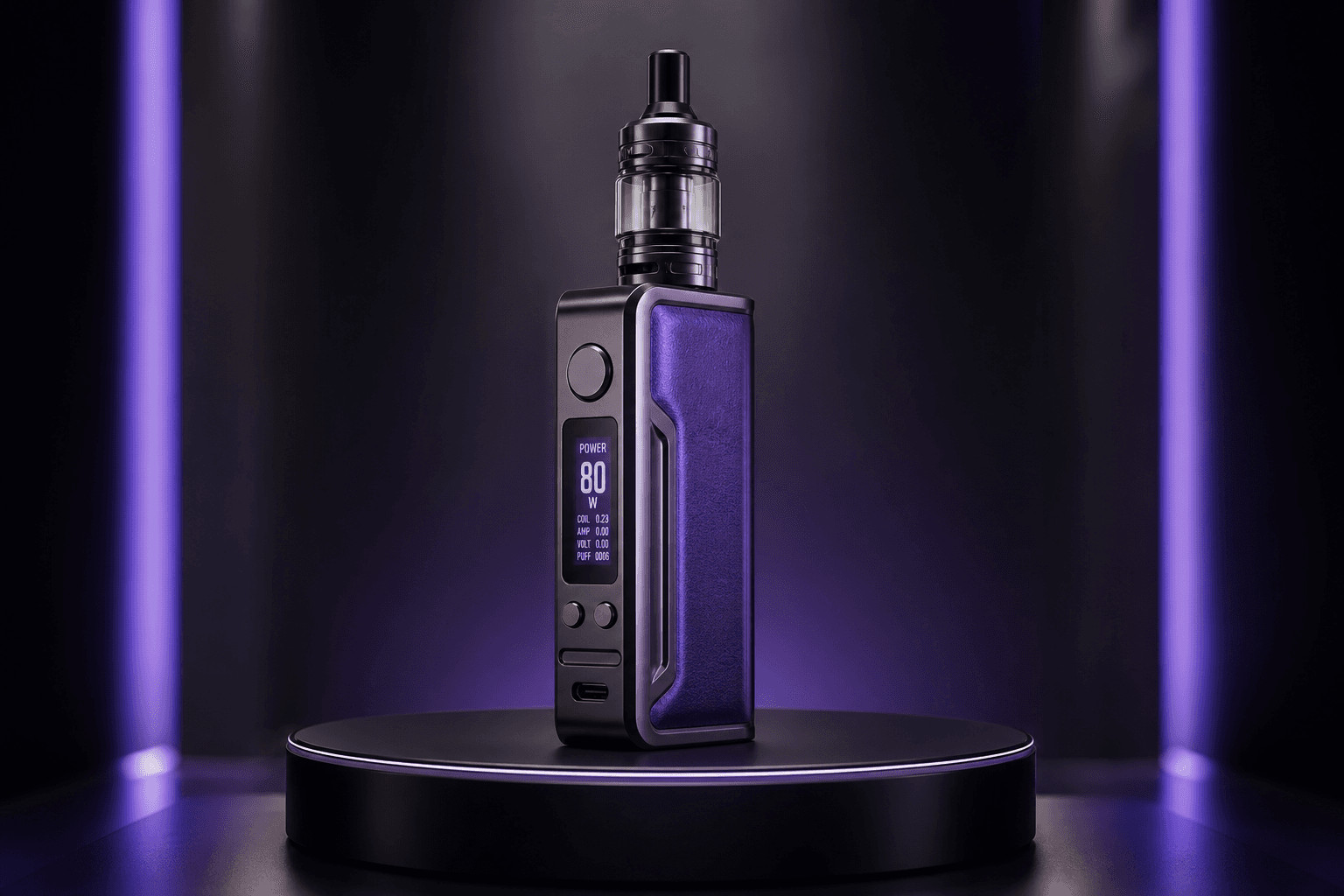 Aurora X Pro flagship device on luxury display pedestal